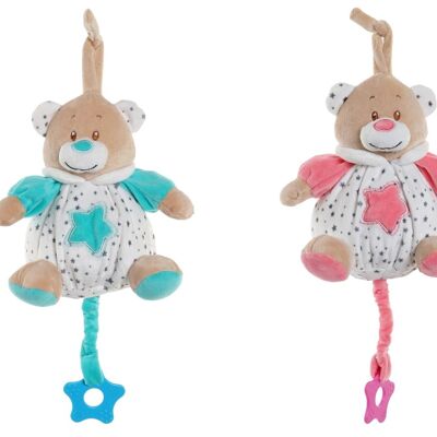 SOFT TOY POLIESTERE METALLO 16X16X17 MUSICALE 2 MOD.