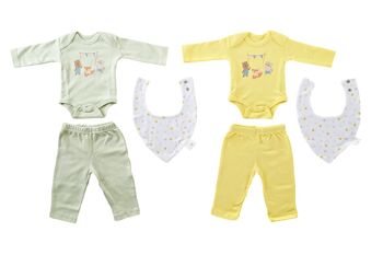 BÉBÉ SET 3 COTON 25X1X25 2 MOD. 2