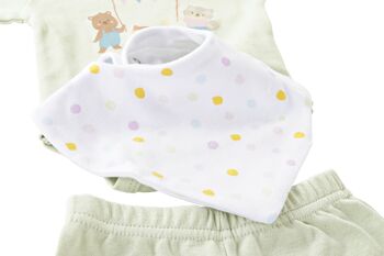 BÉBÉ SET 3 COTON 25X1X25 2 MOD. 4