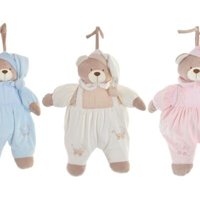 PELUCHE POLYESTER 35X10X44 OURS 3 MOD.
