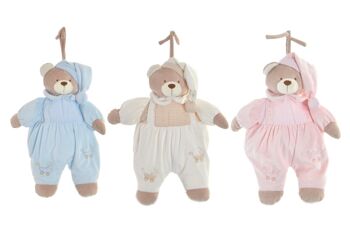 PELUCHE POLYESTER 35X10X44 OURS 3 MOD. 1