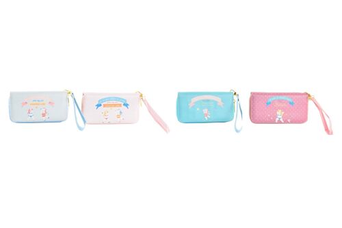 Monedero pu 17x2,5x9 unicornio 4 surt.