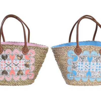 SEAGRASS PU BAG 56X27X30 BASKET 2 MOD. BO196172196172