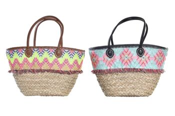 SAC EN PU SEAGRASS 56X27X30 PANIER 2 MOD BO196172196175 1