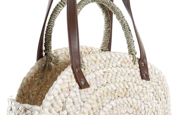 SAC FIBRE SEAGRASS 39X9X48 AVEC FRANGES 2 MOD. 2