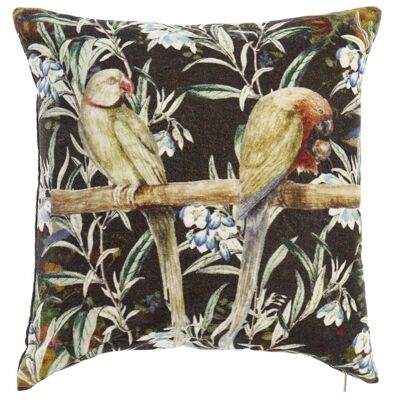 COTTON CUSHION 45X10X45 450 GR. MULTICOLORED BIRDS