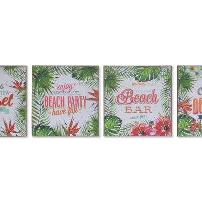 PICTURE WOOD PAPER 25X1X25 TROPICAL 4 MOD.