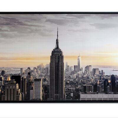 CANVAS PICTURE PS 144X3,5X84 NEW YORK FRAMED