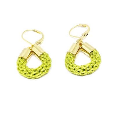 Boucles d'oreille Usonaki Chartreuse