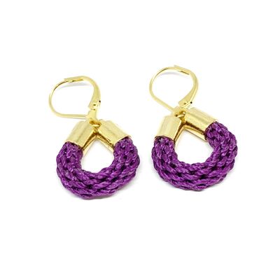 Purple Usonaki Earrings