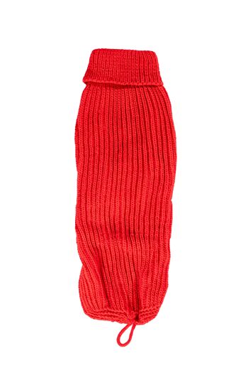 Manteau pull acrylic rouge t40cm 1