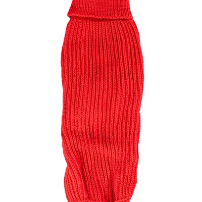 Manteau pull acrylic rouge t45cm