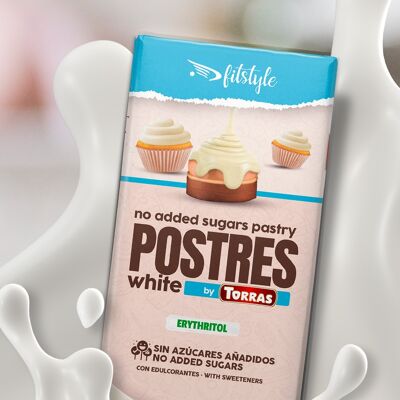 Chocolate Postres Blanco 200g Maltitol FREE