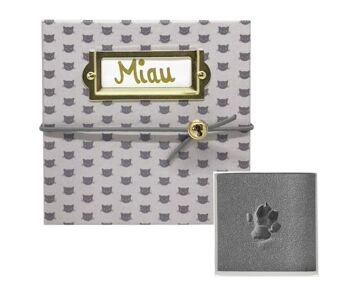 My Magic Footprint Pets patte print set chat 1