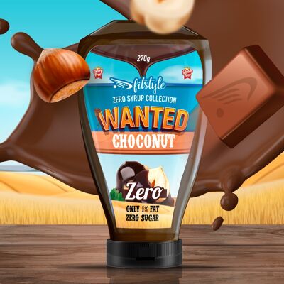 Wanted Sirope Zero Choco Avellana 270g