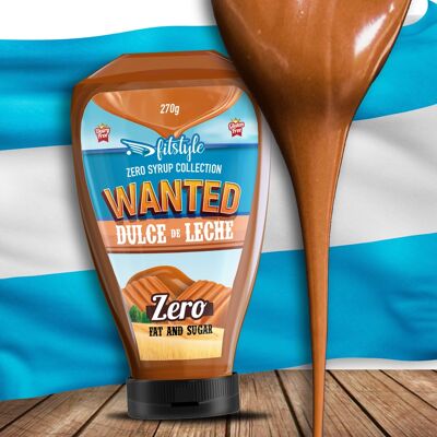 Wanted Sirope Zero Dulce de Leche 270g