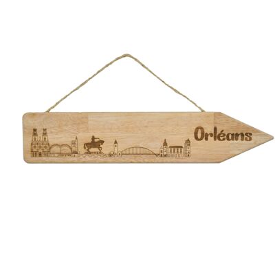 Letrero de madera Orleans