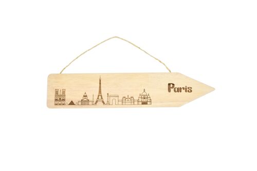 Pancarte bois Paris