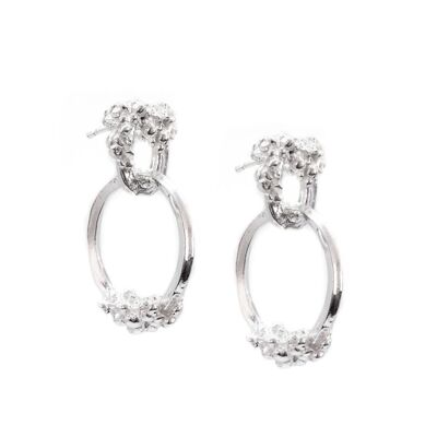 Silver Gaia Earrings