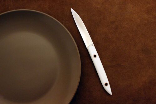 Tableware's not dead! - Coffret de 4 couteaux - white G10 + copper