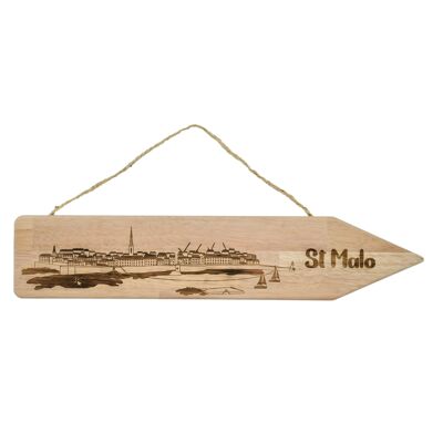 St. Malo Holzschild