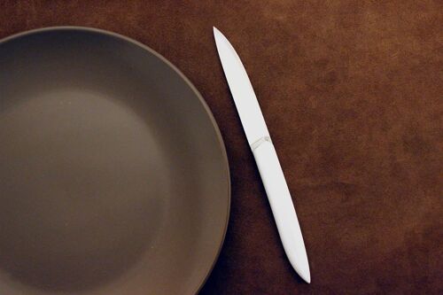 Tableware's not dead! - Coffret de 4 couteaux - White G10 + bamboo