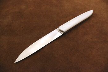 Tableware's not dead! - Coffret de 4 couteaux - White G10 + bamboo 2