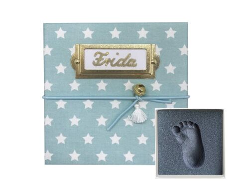 My Magic Footprint Baby Fussabdruck Set Mint Stars