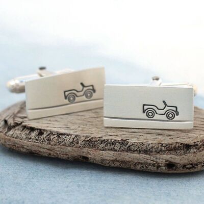 Gemelli per auto in argento sterling