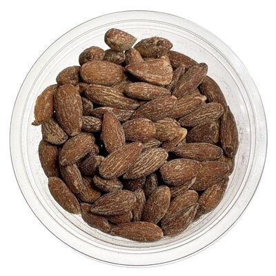 Amandes goût fumé - barquette de 200 g