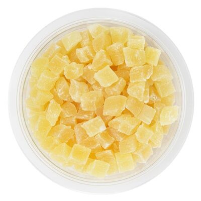 Pineapple cubes 8/10 mm from Thailand - 200g tray