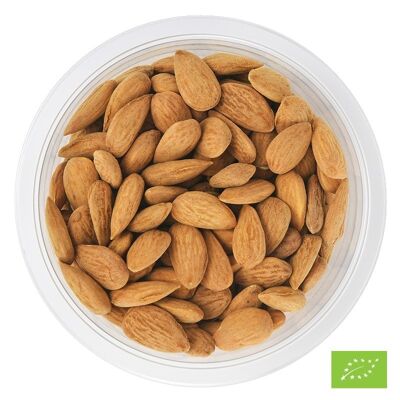 Organic* shelled almonds 12/14 - 200 g tray