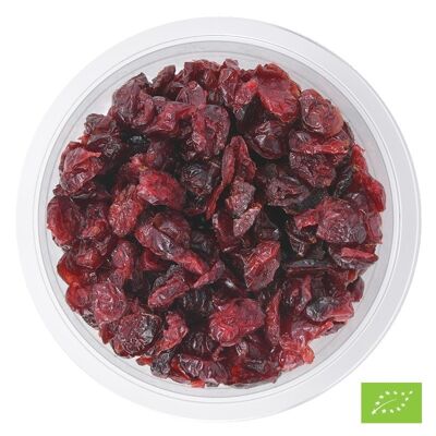 Organic* dehydrated half cranberries - 170 g tray