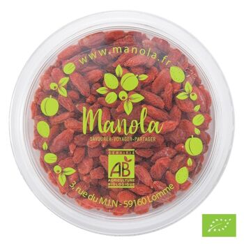 Baies de goji déshydratées Bio* - barquette de 150g 2