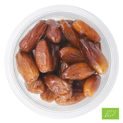 Organic* Tunisian pitted nutmeg Deglet Nour dates - 180 g tray