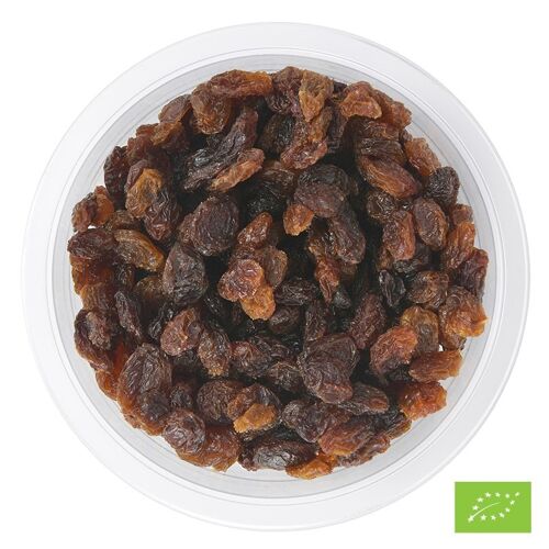 Raisins secs sultanines bio* - barquette de 200g