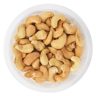 Geröstete Cashewnüsse ohne Salz – 180 g Tablett