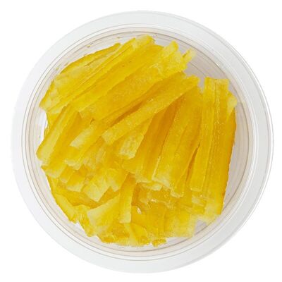 Slices of candied lemon peel - 200 g tray