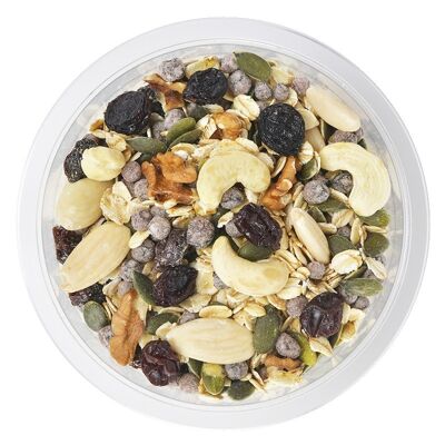 Blueberry muesli by Manola n°4 - 200g tray