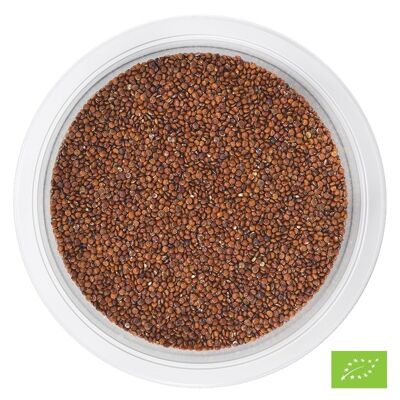 Organic* red quinoa seeds - 200g tray