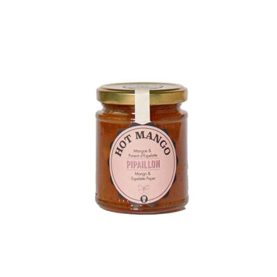 PIPAILLON HOT MANGO - confiture mangues & piment d'espelette 212ml