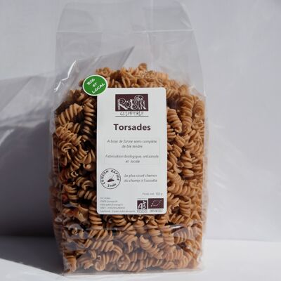 Organic soft wheat twists 500 g