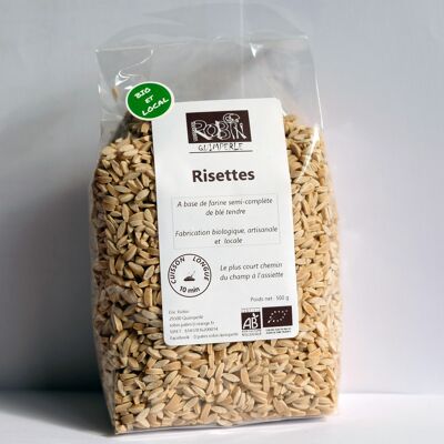 Organic soft wheat risettes 500 g