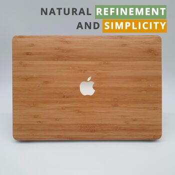 Cover MacBook en bambou 13 pouces 2