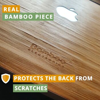 Cover MacBook en bambou 13 pouces 3
