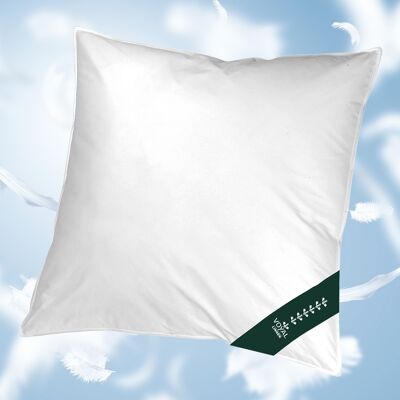 Vienna cloud cushion feather pillow for back and mixed sleepers, 80 x 80 cm
