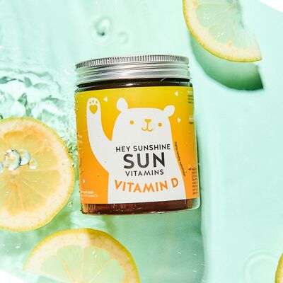Hey Sunshine Sun Vitamines avec D3, sans sucre // 60
