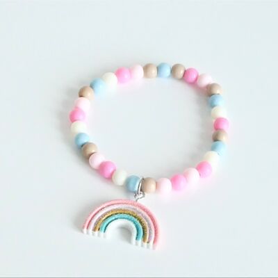 Bracelet rainbow glitter