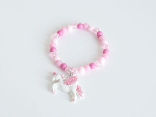 Armband Einhorn Glitter