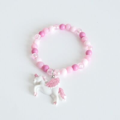 Bracelet unicorn glitter